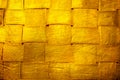 Golden weave texture background Royalty Free Stock Photo