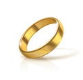 Golden wedding ring