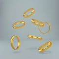 Golden Wedding Rings