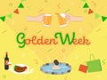 Golden Week is a national holiday in Japan. Royalty Free Stock Photo