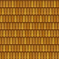 Golden wheat seamless pattern