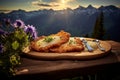 Wiener Schnitzel Elegance: Austrian Charm Amidst Alpine Beauty