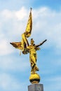 Golden Winged Victory Statue First Division Army Memorial Washington DC Royalty Free Stock Photo