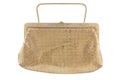 Golden women handbag