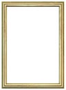 Golden wood frame