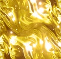 Golden wrapping paper or satin texture Royalty Free Stock Photo