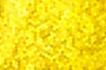 Golden yellow hexagon background Royalty Free Stock Photo