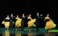 Golden yellow skirt-The French Cancan-the Austria's world Dance