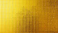 Golden yellow square mosaic for background, Wall is decorated with stained glass small plate, Beautiful mosaic wall luxurious or Royalty Free Stock Photo