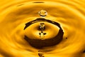 Golden Yellow Water Drop