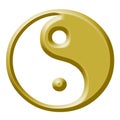 Golden yin and yang tao