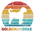 Goldendoodle vintage color