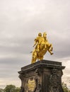 The Goldener Reiter - Golden Rider, Dresden, Saxony Royalty Free Stock Photo