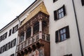 Goldenes Dachl or Golden Roof in Innsbruck, Tyrol, Austria Royalty Free Stock Photo