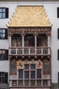 Goldenes Dachl or Golden Roof in Innsbruck, Tyrol, Austria Royalty Free Stock Photo