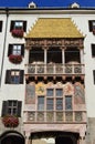 The Goldenes Dachl, Innsbruck Austria Royalty Free Stock Photo