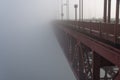 Goldengate Bridge in Fog Royalty Free Stock Photo