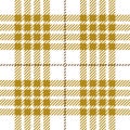 Goldenrod Tartan Plaid Seamless Pattern Design