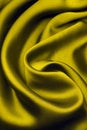 Golden silk fabric Royalty Free Stock Photo