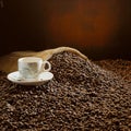 Golder coffee Bean in mood