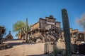 Goldfield Ghost town in Arizona Royalty Free Stock Photo