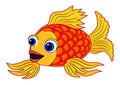 Goldfish Cartoon Illustration