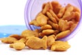 Goldfish crackers Royalty Free Stock Photo