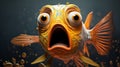 Vibrant And Dynamic Fish Rendered In Cinema4d