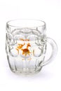 Goldfish in a glass beer tankard