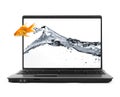 Goldfish jumping out of the notebook Royalty Free Stock Photo