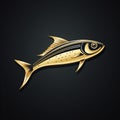 Goldfish Logo Illustration: Hyper-realistic Animal Design