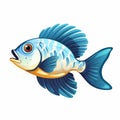 Goldfish swimming in bowl icon