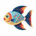 Goldfish swimming in bowl icon