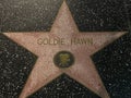 Goldie Hawn star at the Hollywood Walk of Fame in Hollywood in California