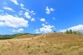 Golden grass or bald hill mountain, scenic park in Ranong, Thailand