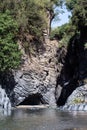 Gole dell'Alcantara - a canyon on the river Alcantara.Sicily