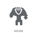 Golem icon. Trendy Golem logo concept on white background from F