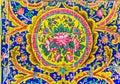 Golestan Palace tiles detail Royalty Free Stock Photo