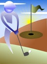 colorful Golf background