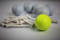 Golf ball golfball Royalty Free Stock Photo