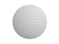 Golf ball on grass Royalty Free Stock Photo