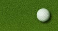 Golf Ball on Grass Royalty Free Stock Photo