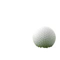 Golf ball on grass with black background Royalty Free Stock Photo