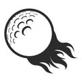 Golf ball icon Royalty Free Stock Photo