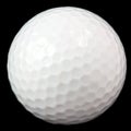 Golf ball isolated Royalty Free Stock Photo