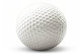 golf ball isolated on white background. AI generated Royalty Free Stock Photo