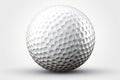 golf ball isolated on white background. AI generated Royalty Free Stock Photo