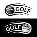 Golf ball motion line symbol