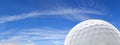 Golf Ball and Sky Royalty Free Stock Photo
