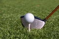 Golf Ball on Tee Royalty Free Stock Photo